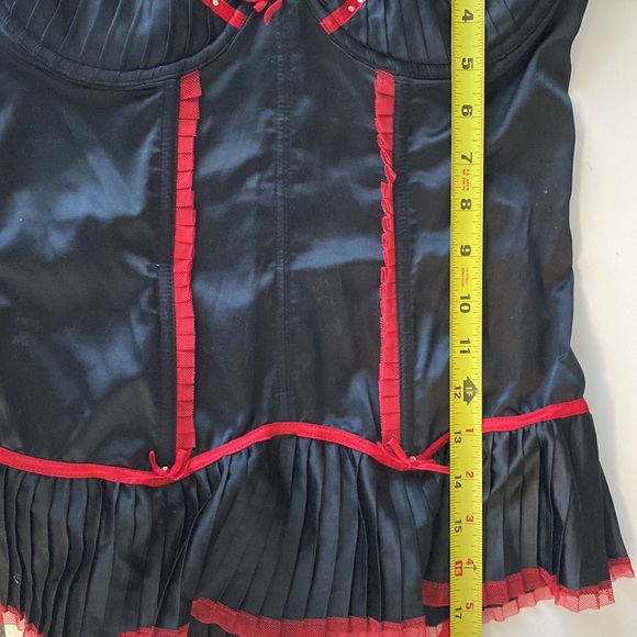 Red and Black Corset Teddy - Fredrick’s of Hollywood - Picture 12 of 15